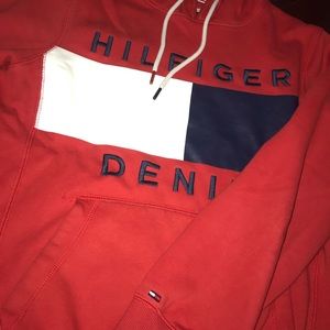 Red Tommy Hilfiger Sweater